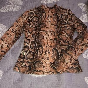 Snake print shirt